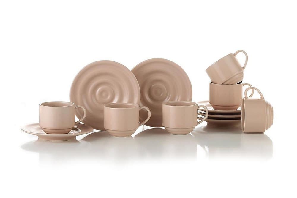 KAFFESERVIS 12-pack Rosa