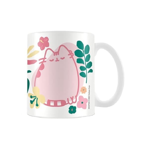 Pusheen Tropical Mug Pink/Green/White One Size
