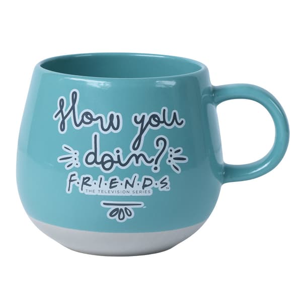 Friends How You Doin Round Mug Cyan One Size
