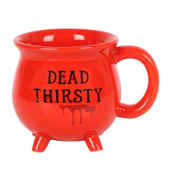 Something Different Dead Thirsty Cauldron Keramisk mugg Red/Black One Size