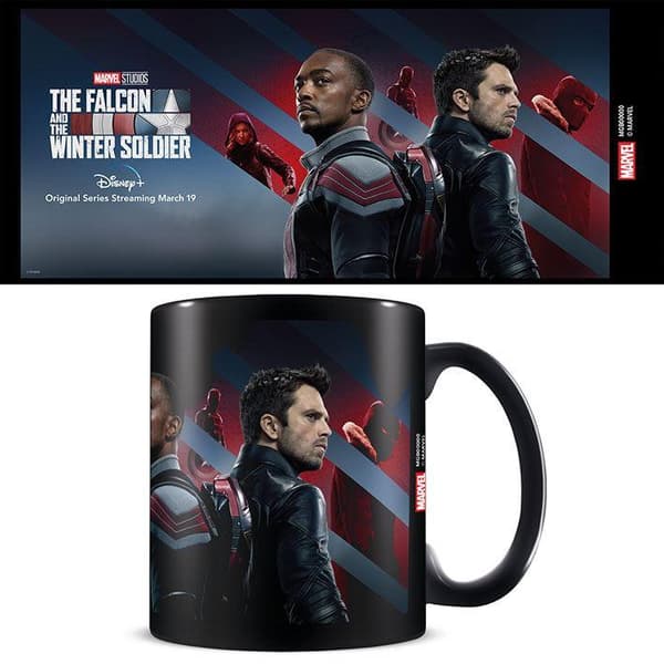 The Falcon and The Winter Soldier Stars And Stripes Mug Black/Red/Grey One Size