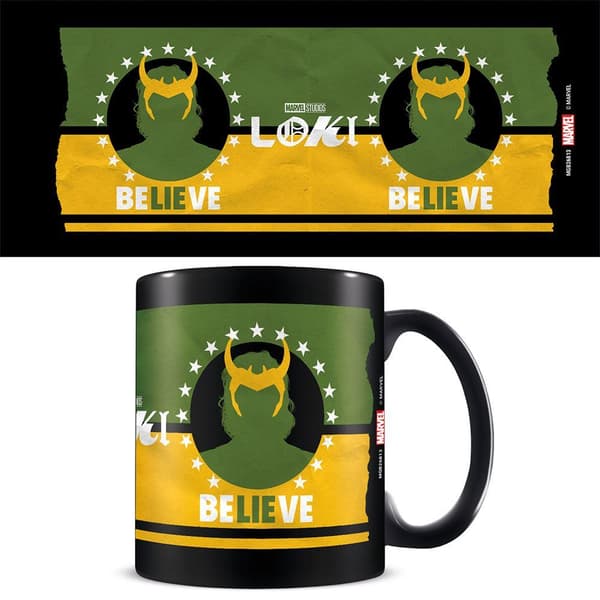Loki Tro på krus Black/Green/Yellow One Size