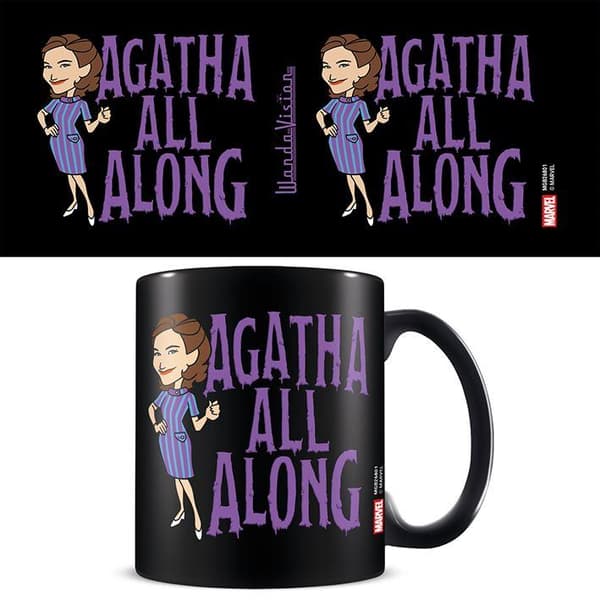 WandaVision All Along Agatha Mug Black/Purple One Size