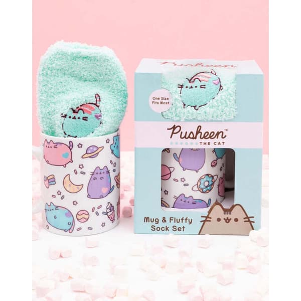 Pusheen Womens/Ladies Mug And Sock Set