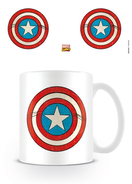 Marvel Comics (Captain America Shield)