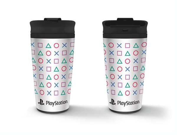 PlayStation (Shapes)  Metal Travel Mug