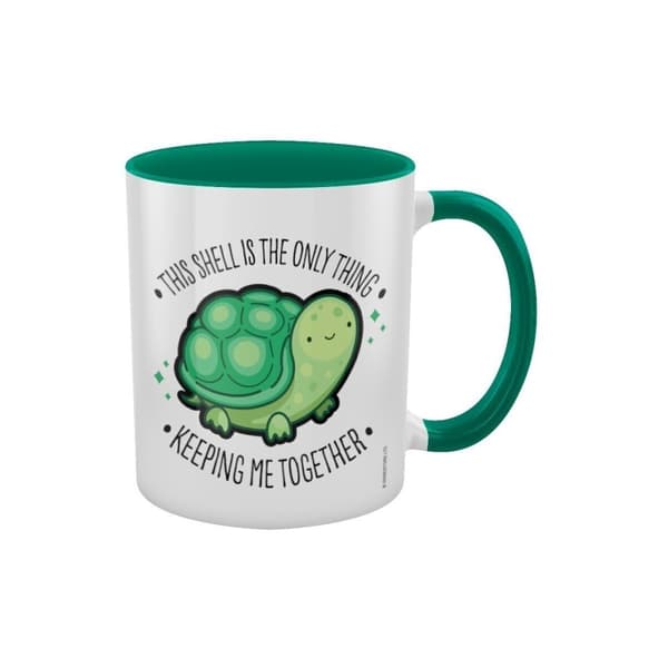 Grindstore Denne skal er den eneste ting indeni To tone krus White/Green/Black One Size