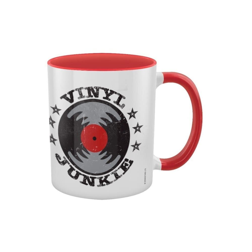 Grindstore Vinyl Junkie Inner Two Tone Mug