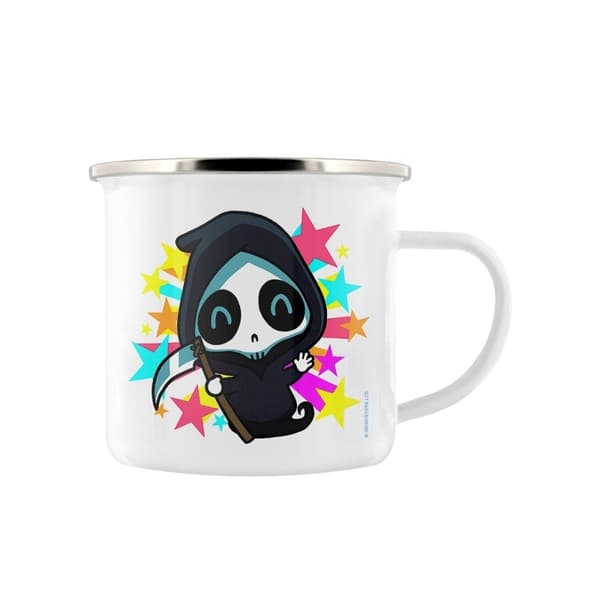Grindstore Rainbow Reaper Emaljekrus White/Black One Size