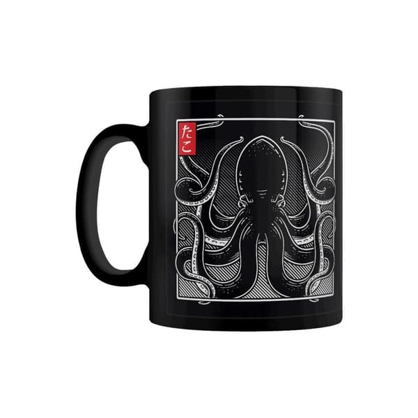 Unorthodox Collective Oriental Octopus Mug Black/White One Size