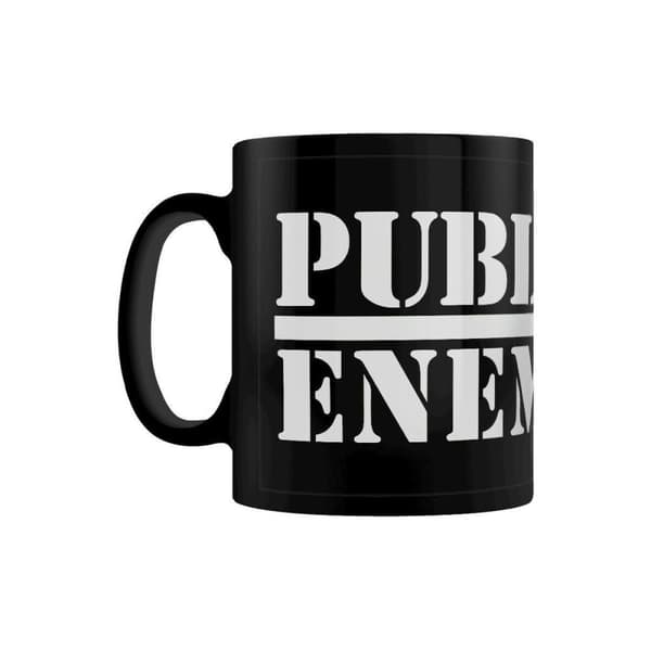 Public Enemy Mugg med korshårslogotyp