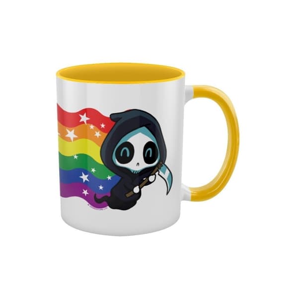 Grindstore Rainbow Reaper krus White/Yellow/Black One Size
