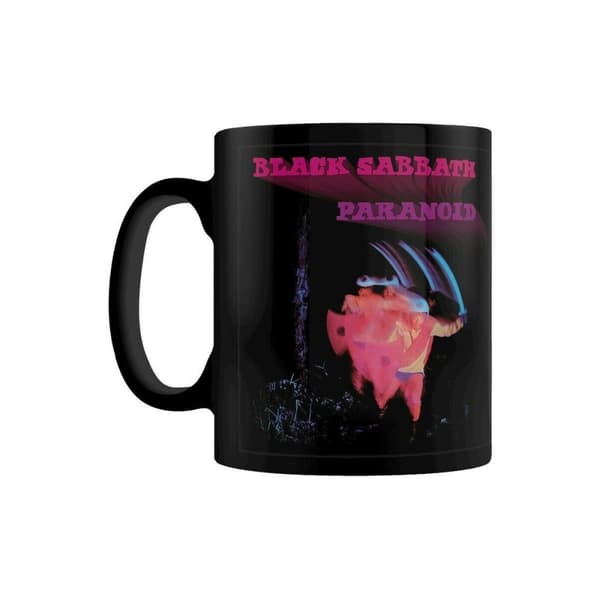 Black Sabbath Paranoid krus Black/Pink/Purple 12cm x 8.7cm x 10.5cm