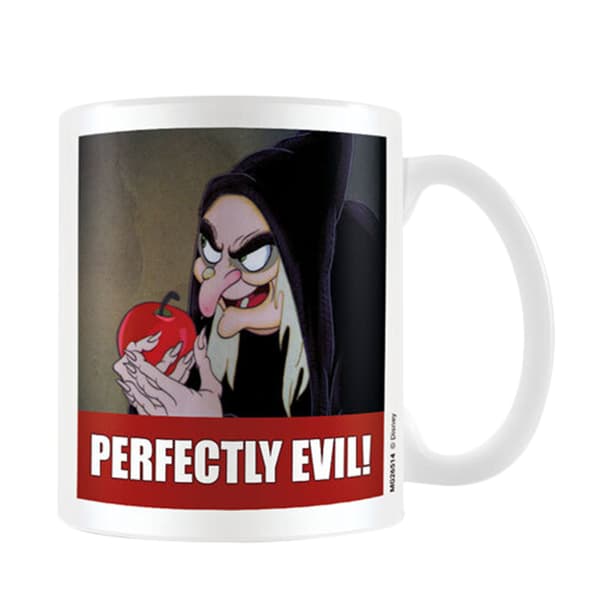 Snow White And The Seven Dwarfs Perfekt ondskabsfuldt meme krus White/Red/Black One Size