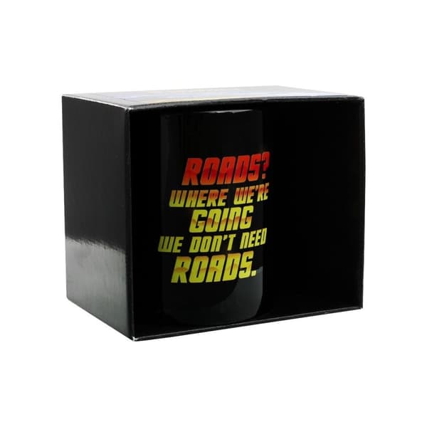 Back To The Future We Don´t Need Roads Mug