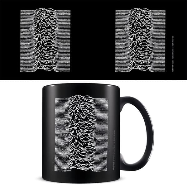 Joy Division Unknown Pleasures Waveform Mug Black/White One Size