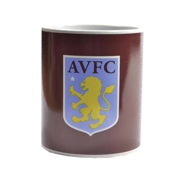 Aston Villa FC Fade Mug Claret Red/Sky Blue One Size
