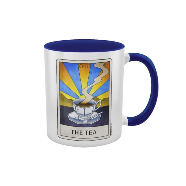 Deadly Tarot The Tea Inner Two Tone Mug Blue/White One Size