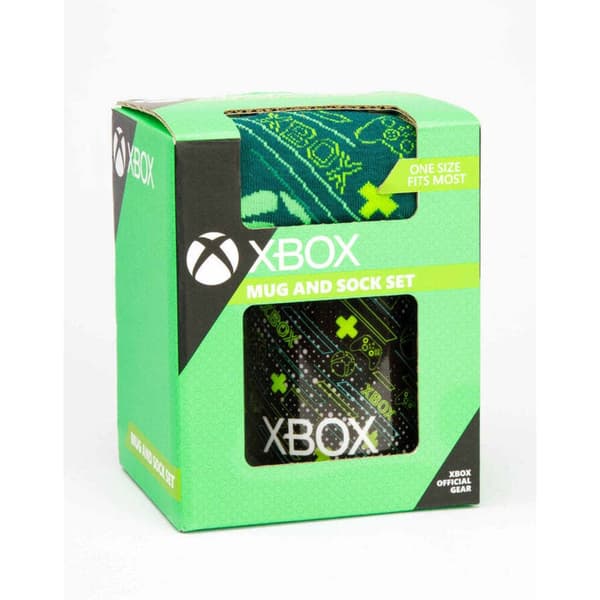 Xbox Childrens/Kids Logo Mug and Sock Set