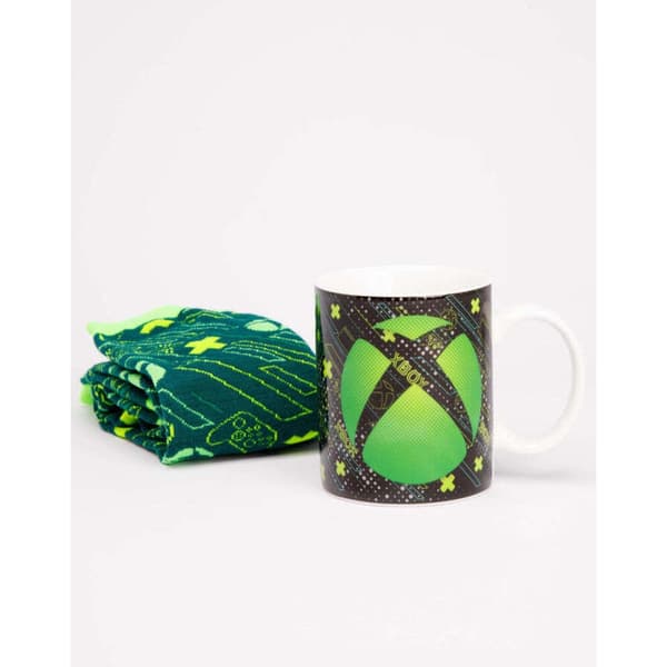 Xbox Childrens/Kids Logo Mug and Sock Set