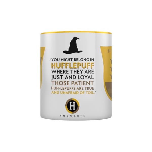 Harry Potter Hufflepuff House Pride Inre tvåfärgad mugg