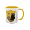 Miniatyrbild 1 av 3: Harry Potter Hufflepuff House Pride Inre tvåfärgad mugg