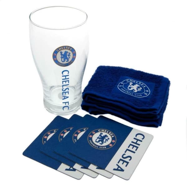 Chelsea FC Wordmark Bar Set White/Blue/Red One Size