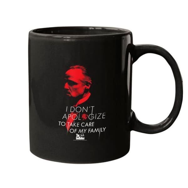 The Godfather Don´t Apologize Mug Red/White/Black One Size