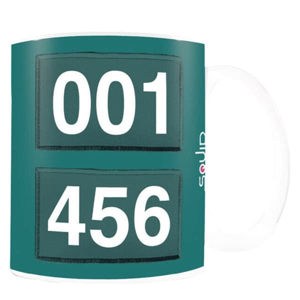 Squid Game Numbers Mug White One Size