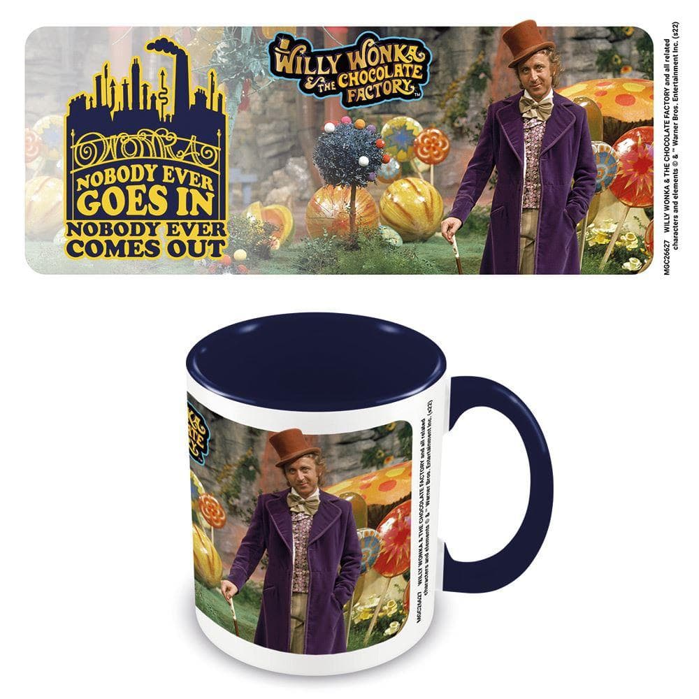 Willy Wonka & the Chocolate Factory Nobody Comes Out Inner Two Tone Mug