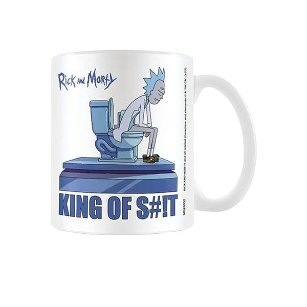 Rick And Morty King of Shit krus White/Blue One Size