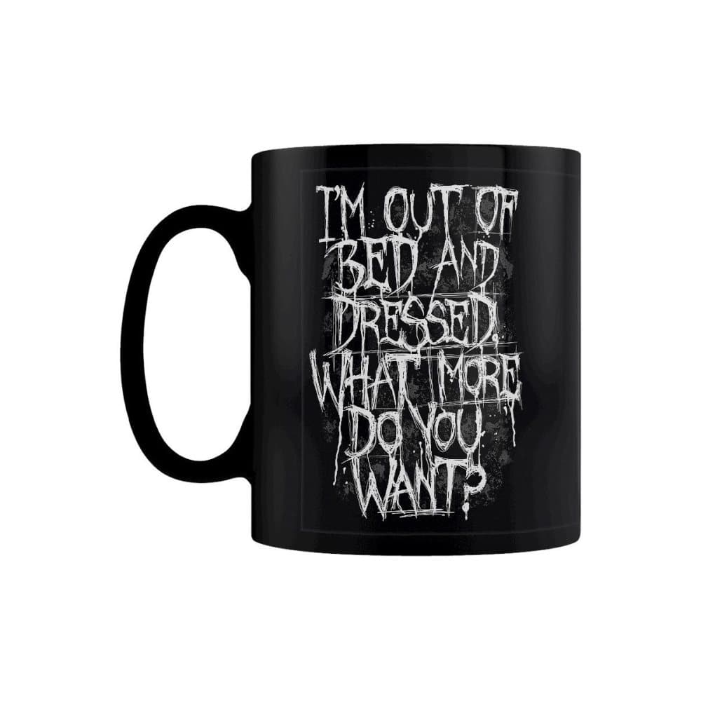 Grindstore Jag är upp ur sängen och klädd mugg