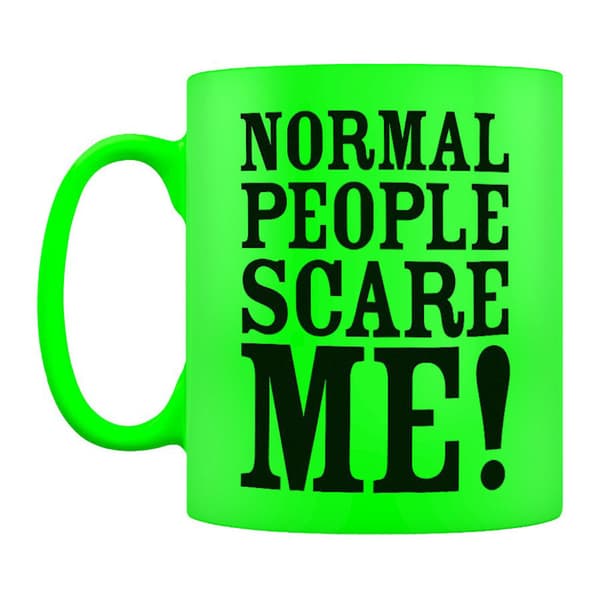 Grindstore Neonkrus til normale mennesker skræmmer mig Green/Black One Size