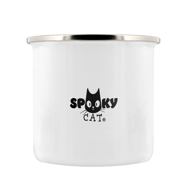 Spooky Cat Wiccan Botany Enamel Mug