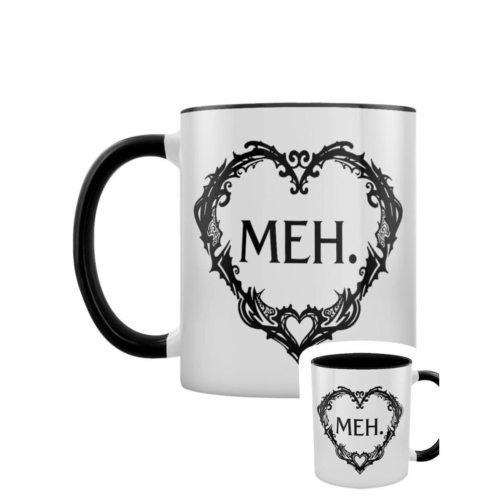 Grindstore Meh Heart Inner Two Tone Mug