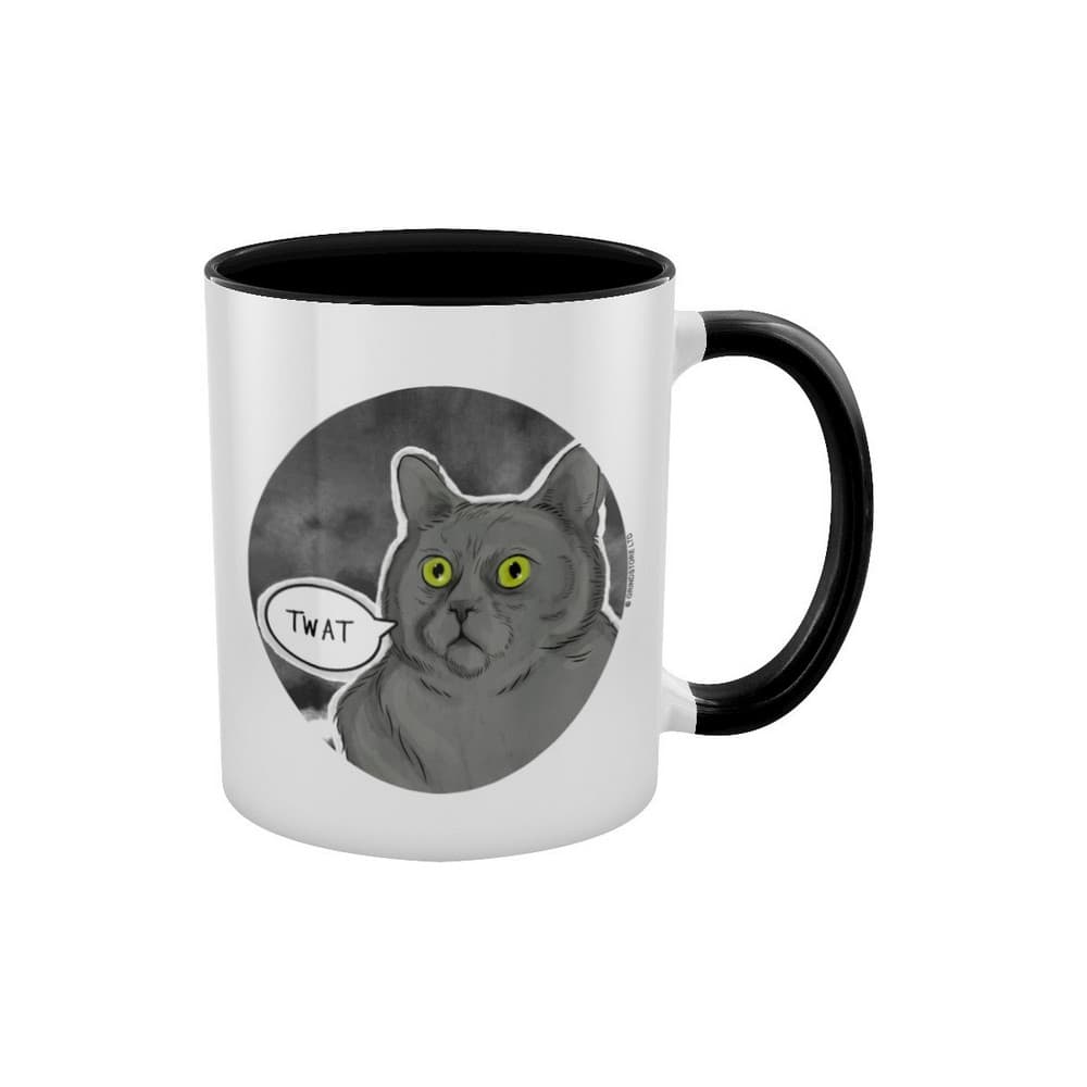 Cute But Abusive Twat Inner Two Tone Mug