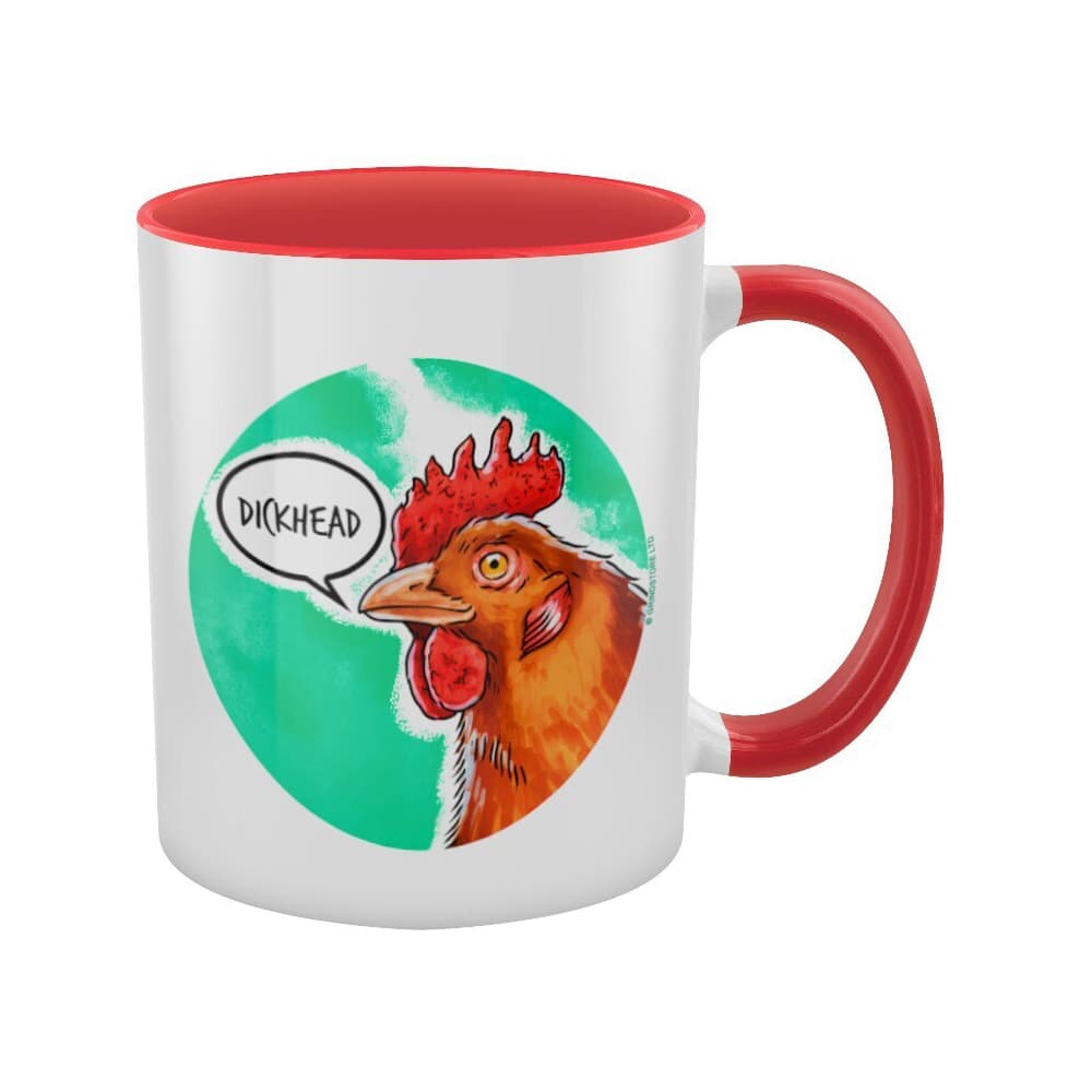 Cute But Abusive Dickhead Inner Two Tone Mug