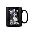 Miniatyrbild 1 av 2: Psycho Penguin Shh! Jag förmediterar Mug