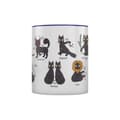 Miniatyrbilde 2 av 2: Spooky Cat A Guide To Horoscopes Inner Two Tone Mug