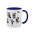 Miniatyrbilde 1 av 2: Spooky Cat A Guide To Horoscopes Inner Two Tone Mug