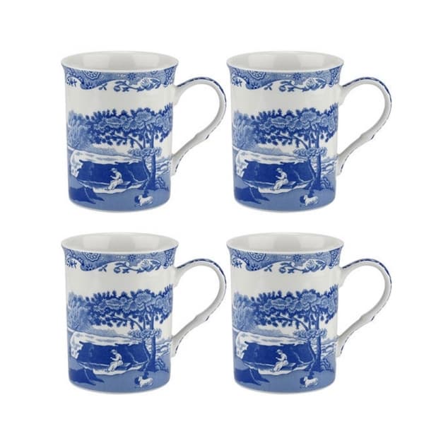 Blue Italian Mugg 34 cl 4-pack - Spode