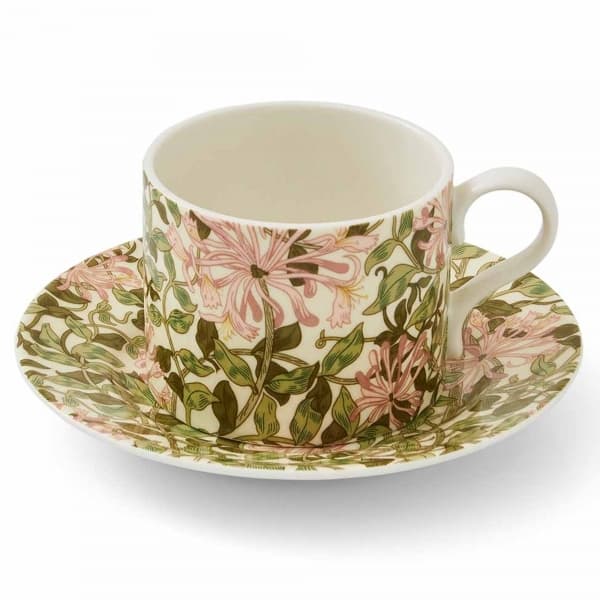 Honeysuckle Teacup & Saucer 28cl - Morris & Co