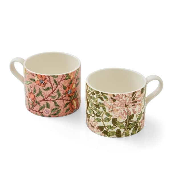Fruit & Honeysuckle Mugs 34cl, 2-pack - Morris & Co