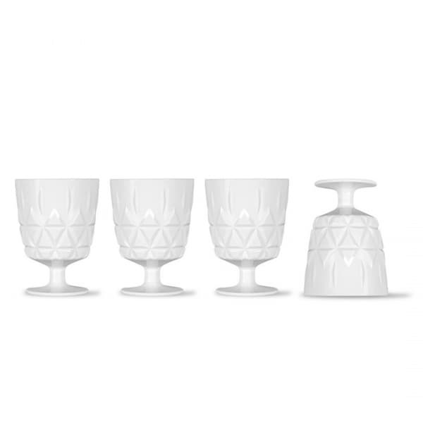 Picknickglas Vit 30cl, 4-pack - Sagaform