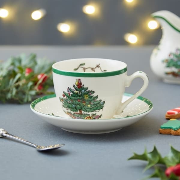 Christmas Tree Tekopp & Fat, 20cl - Spode