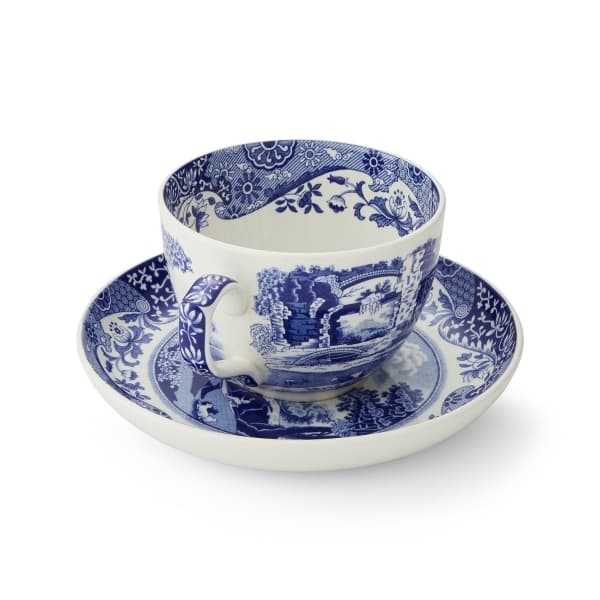 Blue Italian Jumbokopp & Fat, 56cl - Spode