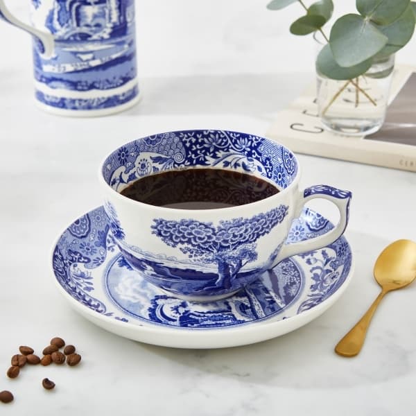 Blue Italian Jumbokopp & Fat, 56cl - Spode