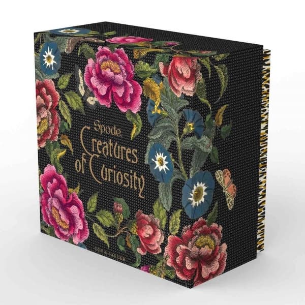Creatures of Curiosity Svart Tekopp & Fat, 20cl - Spode