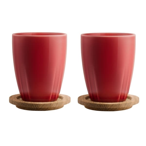 Bruk Mug Bordeaux 35cl 2-pack - Kosta Boda