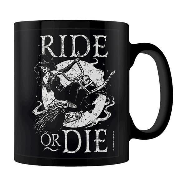 Grindstore Ride Or Die Witch Mug